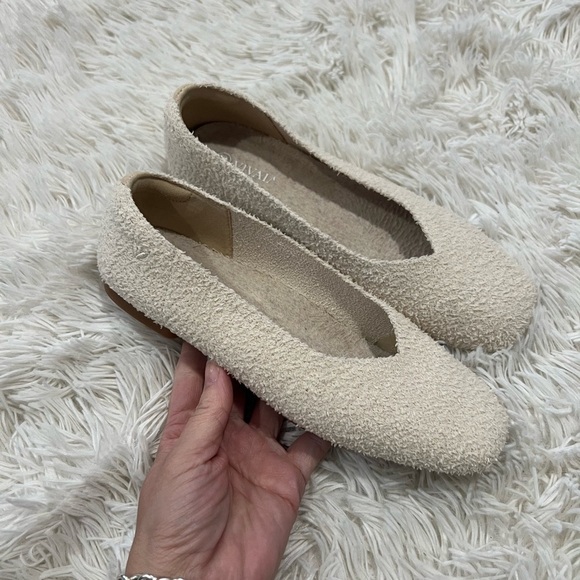 Vivaia Squared-Toe Terry Knit Flats (Margot 2.0) - Size 37 US 6 - Picture 1 of 6